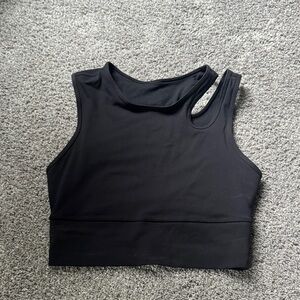 lululemon build in bra cropped high neck Women's Top